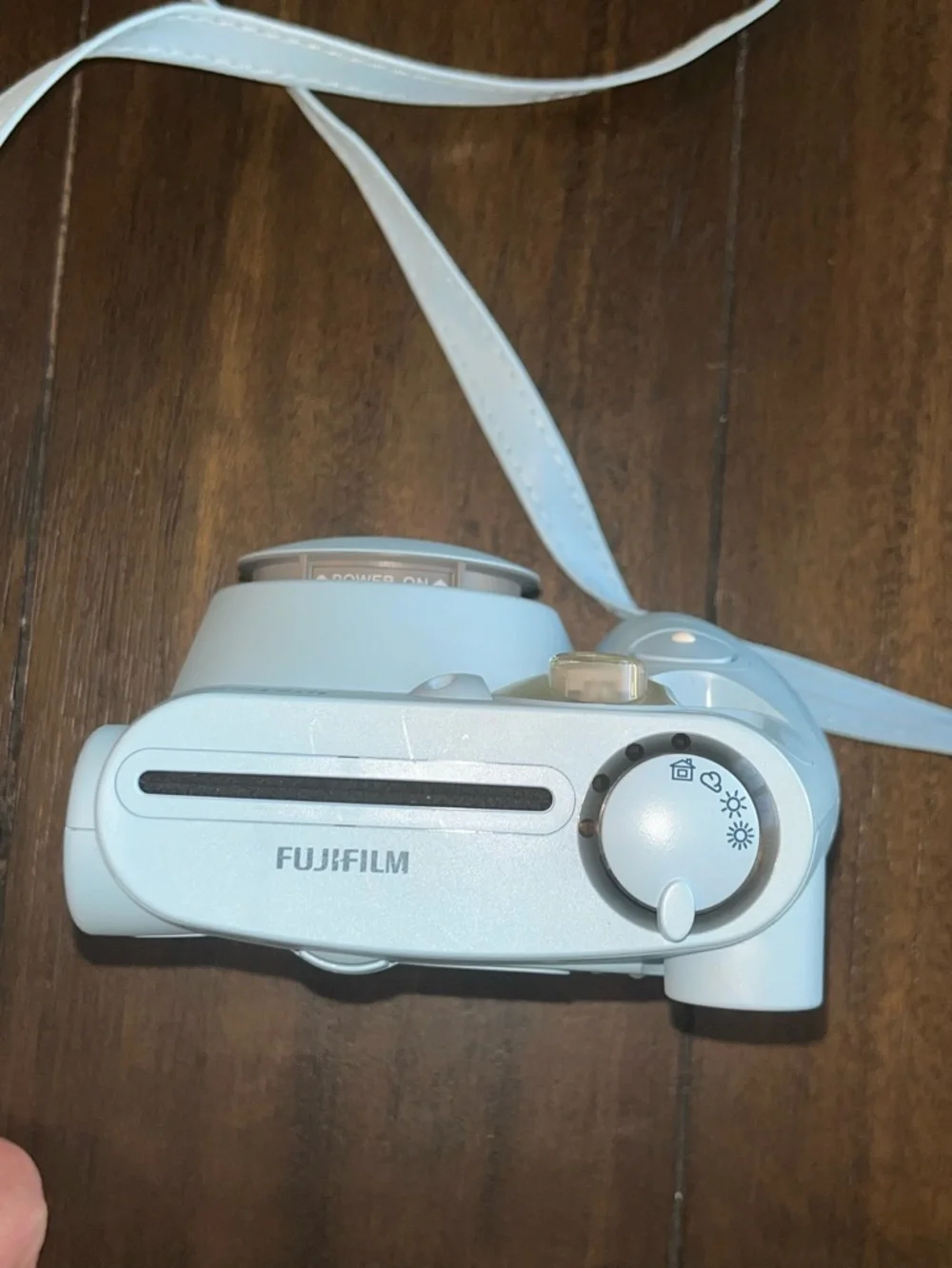 Fujifilm Instax Mini 9 Instant Print Camera & Crossbody Matching Case:Light Blue